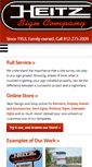 Mobile Screenshot of heitzsign.com